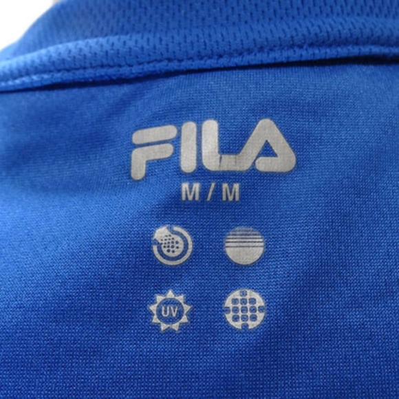 FILA Men's T-shirt Blue Athletic Authentic Sports - Picture 6 of 8